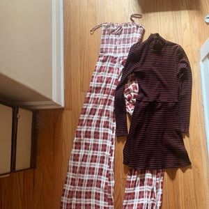 Red Highland jumpsuit (hold)